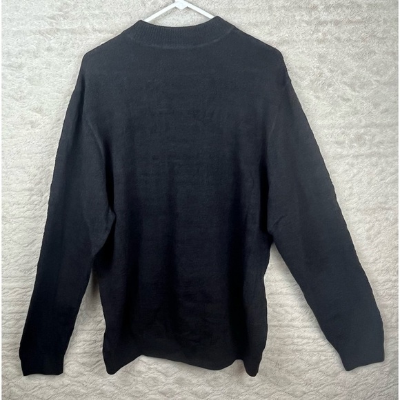 Calloway Golf Merino Wool Sweater Mock Neck XXL Charcoal Gray - Picture 7 of 15